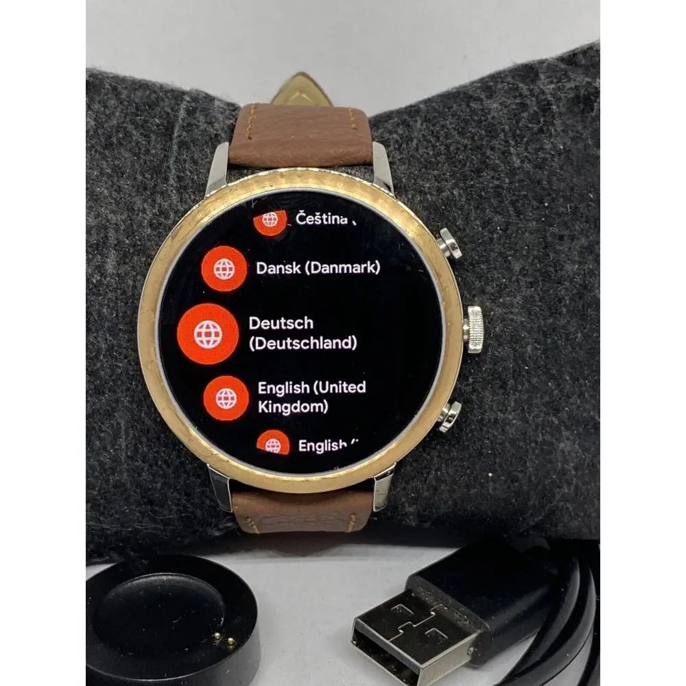 Fossil Gen 4 Authentic Digital Dial Smart Watch Custom Band FTW6016 LT345